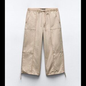 ZARA Nylon Capri Pants